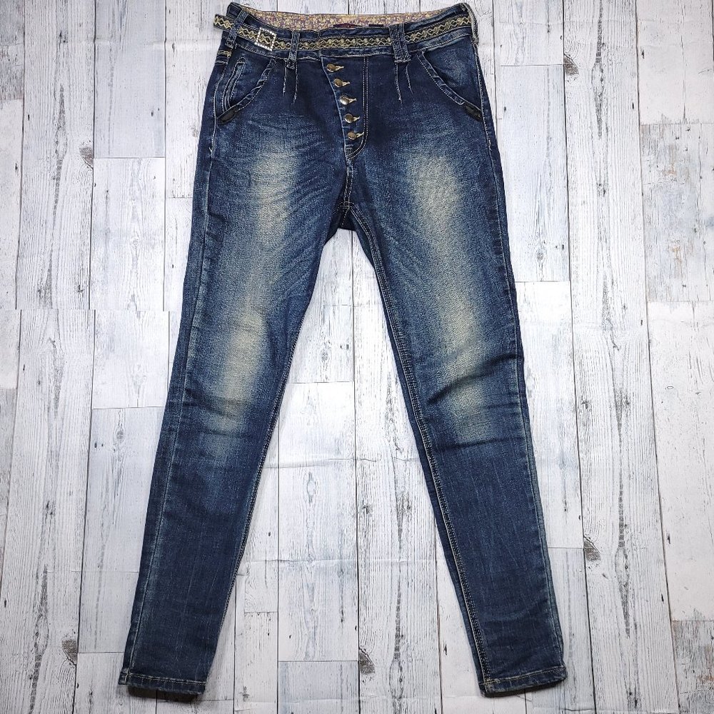 Miss Two Rhinestone Studded Jeans